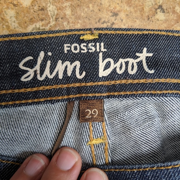 Fossil Slim Boot Cut Jeans 29 - Picture 3 of 7